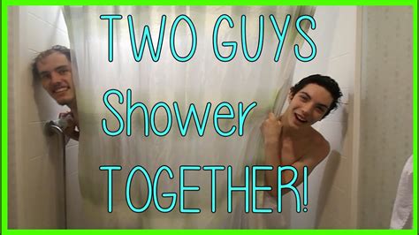 men showering|Just two friends sharing a shower to save water : r/menshowering。